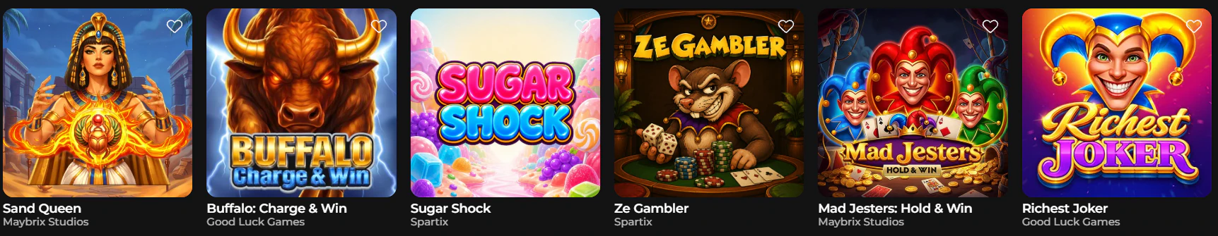 Winaura Casino tragaperras y juegos de proveedores